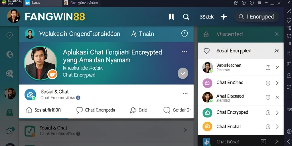 Tampilan antarmuka pengguna FANGWIN88 yang sederhana dan intuitif.