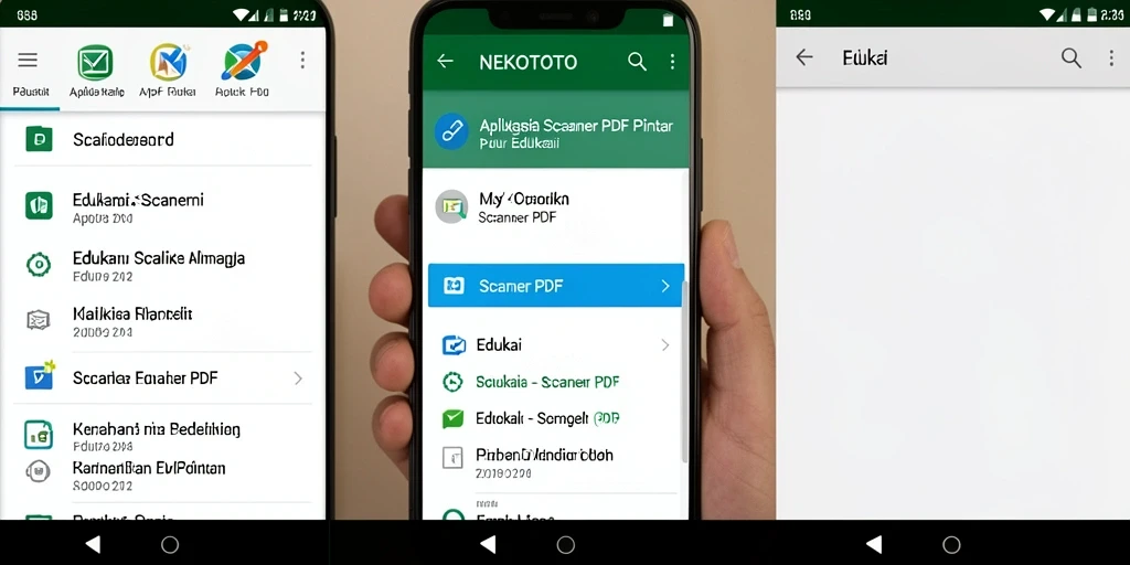 Tampilan antarmuka NEKOTOTO yang user-friendly untuk pemindaian PDF.